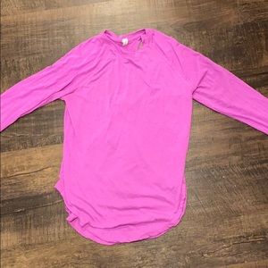 Long sleeve workout top